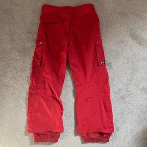 Burton Shell Snowboard Ski Pants Men, Red, size Medium